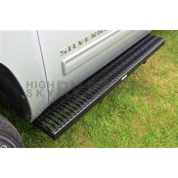 Owens Products Running Board Black Textured Powder Coated Aluminum Stationary - 82350