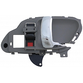 Help! By Dorman Interior Door Handle - Lever Plastic Gray Housing With Silver Lever Single - 88538