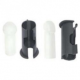 Goodmark Industries Sun Visor Support Sleeve - Plastic Black Set Of 2 - CA941644S