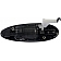 Help! By Dorman Exterior Door Handle - Plastic Black Single - 80758