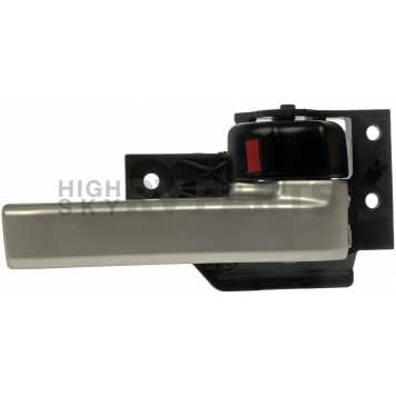 Help! By Dorman Interior Door Handle - Plastic Black Housing With Silver Lever And Black Knob Single - 81235