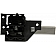 Help! By Dorman Interior Door Handle - Plastic Black Housing With Silver Lever And Black Knob Single - 81235