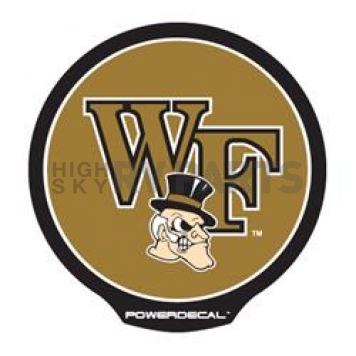 POWERDECAL Decal - Wake Forest Demon Deacons Logo Black Plastic 4-1/2 Inch - PWR130301