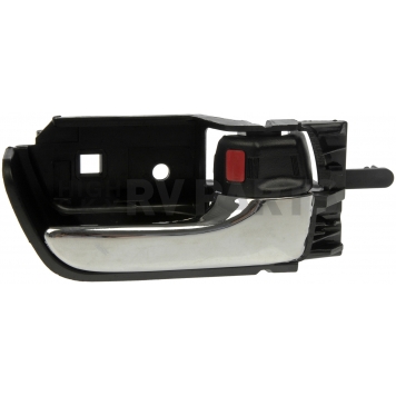 Help! By Dorman Interior Door Handle - Plastic Silver Lever And Black Knob Single - 81237