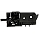 Help! By Dorman Interior Door Handle - Plastic Silver Lever And Black Knob Single - 81237
