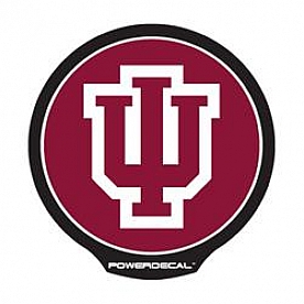 POWERDECAL Decal - Indiana University Logo Black Plastic 4-1/2 Inch - PWR200101