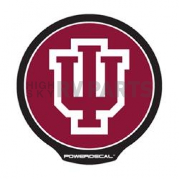 POWERDECAL Decal - Indiana University Logo Black Plastic 4-1/2 Inch - PWR200101