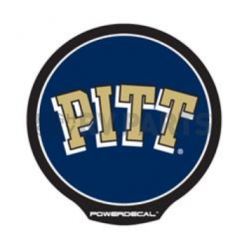 POWERDECAL Decal - Pittsburgh University Logo Black Plastic 4-1/2 Inch - PWR210401