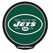 POWERDECAL Decal - New York Jets Logo Black Plastic 4-1/2 Inch - PWR2201