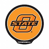 POWERDECAL Decal - Oklahoma State University Logo Black Plastic 4-1/2 Inch - PWR230001