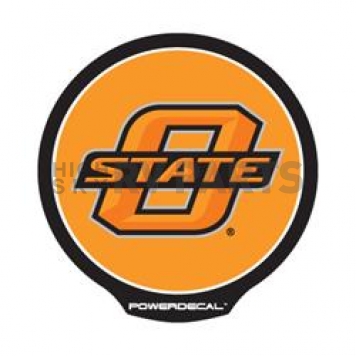 POWERDECAL Decal - Oklahoma State University Logo Black Plastic 4-1/2 Inch - PWR230001