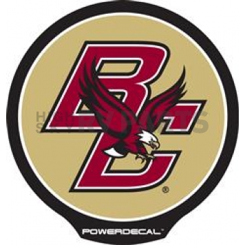 POWERDECAL Decal - Boston College Eagles Logo Black Plastic 4-1/2 Inch - PWR240201
