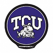 POWERDECAL Decal - Texas Christian University Horned Frogs Plastic 4-1/2 Inch - PWR260501