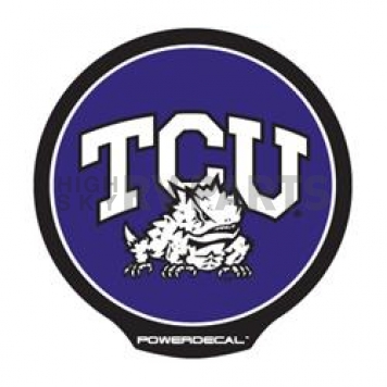 POWERDECAL Decal - Texas Christian University Horned Frogs Plastic 4-1/2 Inch - PWR260501
