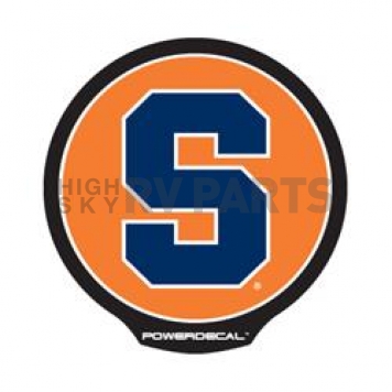 POWERDECAL Decal - Syracuse University Logo Black Plastic 4-1/2 Inch - PWR270101
