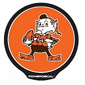 POWERDECAL Decal - Cleveland Browns Logo Black Plastic 4-1/2 Inch - PWR2801