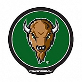 POWERDECAL Decal - Marshall University Thundering Herd Logo Black Plastic 4-1/2 Inch - PWR280201