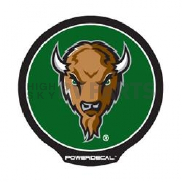 POWERDECAL Decal - Marshall University Thundering Herd Logo Black Plastic 4-1/2 Inch - PWR280201