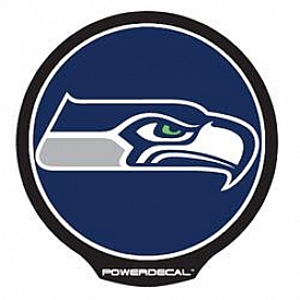 POWERDECAL Decal - Seattle Seahawks Logo Black Plastic 4-1/2 Inch - PWR2901