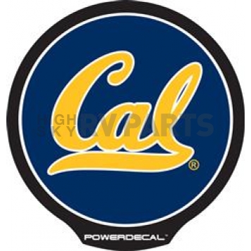 POWERDECAL Decal - University Of California Logo Black Plastic 4-1/2 Inch - PWR290601