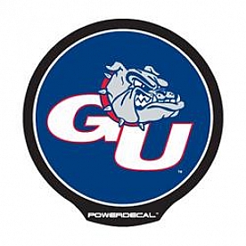POWERDECAL Decal - Gonzaga University Logo Black Plastic 4-1/2 Inch - PWR292101