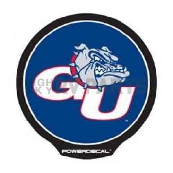POWERDECAL Decal - Gonzaga University Logo Black Plastic 4-1/2 Inch - PWR292101