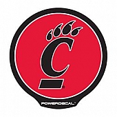 POWERDECAL Decal - University Of Cincinnati Logo Black Plastic 4-1/2 Inch - PWR300401