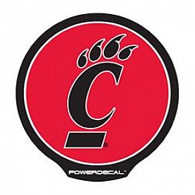 POWERDECAL Decal - University Of Cincinnati Logo Black Plastic 4-1/2 Inch - PWR300401