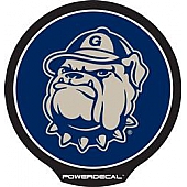 POWERDECAL Decal - Georgetown University Hoyas Logo Black Plastic 4-1/2 Inch - PWR330101