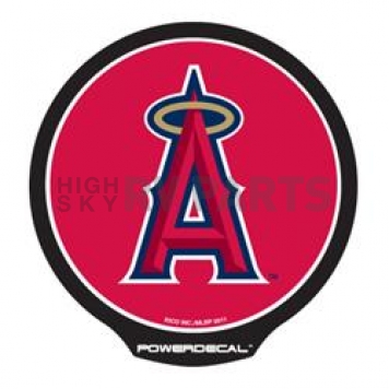 POWERDECAL Decal - Anaheim Angels Logo Black Plastic 4-1/2 Inch - PWR4001