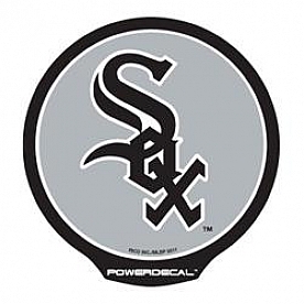 POWERDECAL Decal - Chicago White Sox Logo Black Plastic 4-1/2 Inch - PWR4101