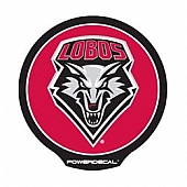 POWERDECAL Decal - University Of New Mexico Lobos Logo Black Plastic 4-1/2 Inch - PWR440101