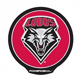 POWERDECAL Decal - University Of New Mexico Lobos Logo Black Plastic 4-1/2 Inch - PWR440101