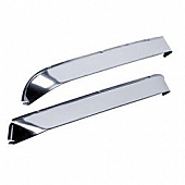 Auto Ventshade (AVS) Rainguard - Polished Stainless Steel Set Of 2 - 12503