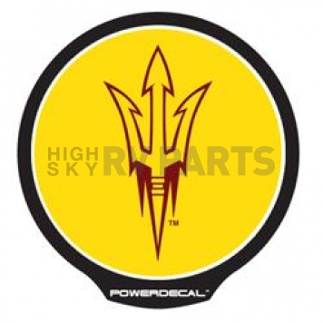 POWERDECAL Decal - Arizona State University Sun Devils Logo Black Plastic 4-1/2 Inch - PWR460201