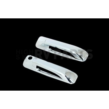 Paramount Automotive Exterior Door Handle Cover - Silver ABS Plastic Triple Chrome Plated - 640209