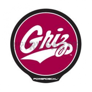 POWERDECAL Decal - University Of Montana Logo Black Plastic 4-1/2 Inch - PWR490501