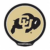 POWERDECAL Decal - Colorado University Buffaloes Logo Black Plastic 4-1/2 Inch - PWR500101