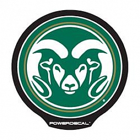 POWERDECAL Decal - Colorado State University Rams Logo Black Plastic 4-1/2 Inch - PWR500201