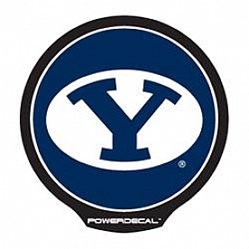 POWERDECAL Decal - Brigham Young University Logo Black Plastic 4-1/2 Inch - PWR510201