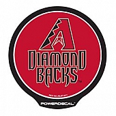 POWERDECAL Decal - Arizona Diamondbacks Logo Black Plastic 4-1/2 Inch - PWR6701