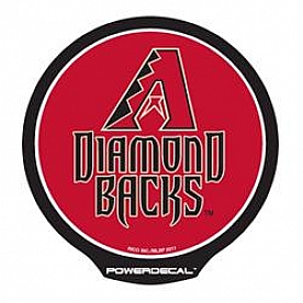 POWERDECAL Decal - Arizona Diamondbacks Logo Black Plastic 4-1/2 Inch - PWR6701