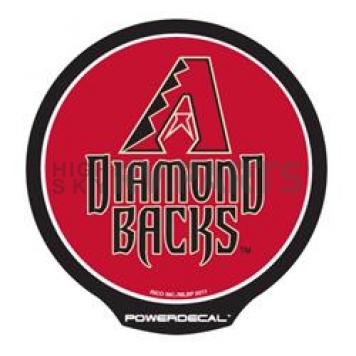 POWERDECAL Decal - Arizona Diamondbacks Logo Black Plastic 4-1/2 Inch - PWR6701