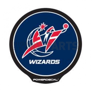 POWERDECAL Decal - Washington Wizards Logo Black Plastic 4-1/2 Inch - PWR71001