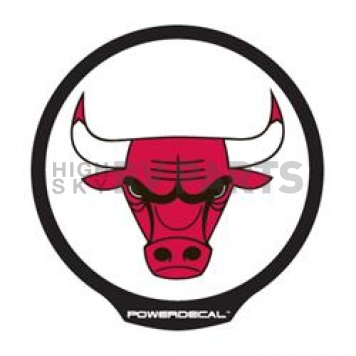 POWERDECAL Decal - Chicago Bulls Logo Black Plastic 4-1/2 Inch - PWR72001