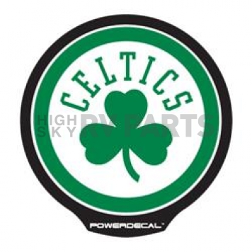 POWERDECAL Decal - Boston Celtics Logo Black Plastic 4-1/2 Inch - PWR74001