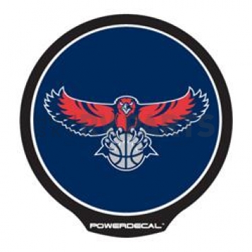 POWERDECAL Decal - Atlanta Hawks Logo Black Plastic 4-1/2 Inch - PWR76001