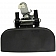 Help! By Dorman Exterior Door Handle - Plastic Black Single - 81071