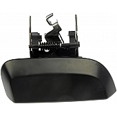 Help! By Dorman Exterior Door Handle - Plastic Black Single - 81074