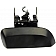 Help! By Dorman Exterior Door Handle - Plastic Black Single - 81074